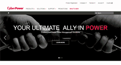 Desktop Screenshot of cyberpowersystems.com